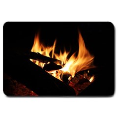 Bonfire Wood Night Hot Flame Heat Large Doormat 