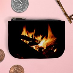 Bonfire Wood Night Hot Flame Heat Mini Coin Purses by Amaryn4rt