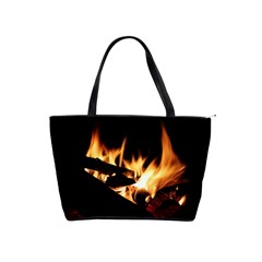 Bonfire Wood Night Hot Flame Heat Shoulder Handbags by Amaryn4rt