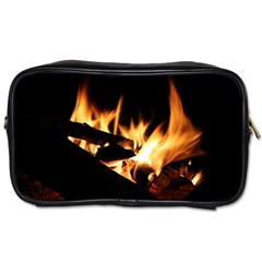 Bonfire Wood Night Hot Flame Heat Toiletries Bags 2-side by Amaryn4rt