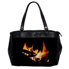 Bonfire Wood Night Hot Flame Heat Office Handbags by Amaryn4rt