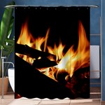 Bonfire Wood Night Hot Flame Heat Shower Curtain 60  x 72  (Medium)  60 x72  Curtain