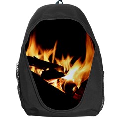 Bonfire Wood Night Hot Flame Heat Backpack Bag by Amaryn4rt