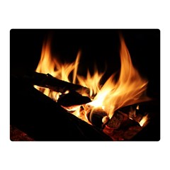 Bonfire Wood Night Hot Flame Heat Double Sided Flano Blanket (mini) 