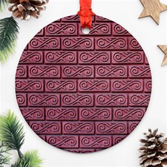 Brick Wall Brick Wall Ornament (round) by Amaryn4rt