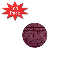 Brick Wall Brick Wall 1  Mini Buttons (100 Pack) 