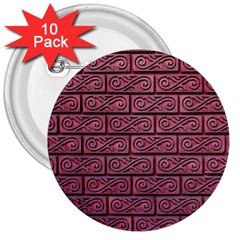 Brick Wall Brick Wall 3  Buttons (10 Pack) 