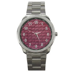 Brick Wall Brick Wall Sport Metal Watch by Amaryn4rt