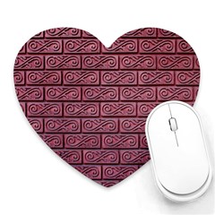 Brick Wall Brick Wall Heart Mousepads