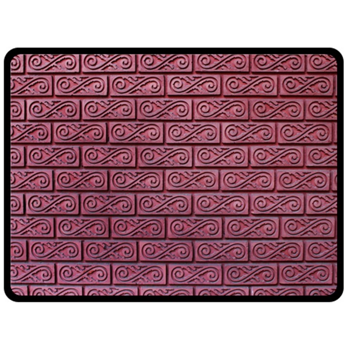 Brick Wall Brick Wall Fleece Blanket (Large) 