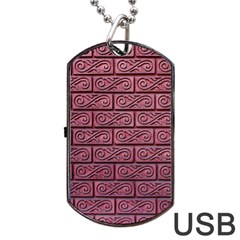 Brick Wall Brick Wall Dog Tag Usb Flash (one Side) by Amaryn4rt