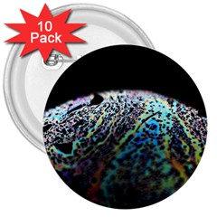 Bubble Iridescent Soap Bubble 3  Buttons (10 Pack) 