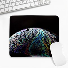 Bubble Iridescent Soap Bubble Large Mousepads by Amaryn4rt