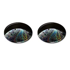 Bubble Iridescent Soap Bubble Cufflinks (oval) by Amaryn4rt