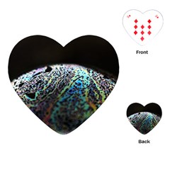 Bubble Iridescent Soap Bubble Playing Cards (heart) 