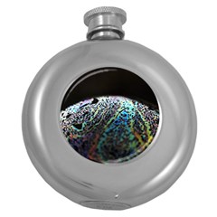 Bubble Iridescent Soap Bubble Round Hip Flask (5 Oz)