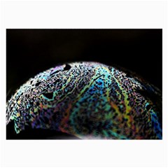 Bubble Iridescent Soap Bubble Large Glasses Cloth (2-side) by Amaryn4rt