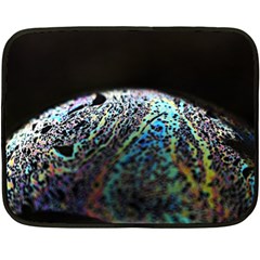 Bubble Iridescent Soap Bubble Fleece Blanket (mini)