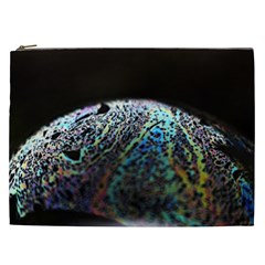 Bubble Iridescent Soap Bubble Cosmetic Bag (xxl)  by Amaryn4rt