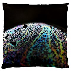 Bubble Iridescent Soap Bubble Standard Flano Cushion Case (one Side)