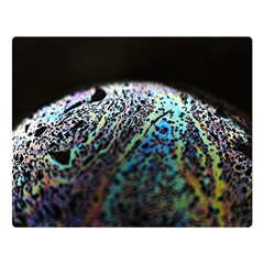 Bubble Iridescent Soap Bubble Double Sided Flano Blanket (large) 