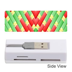 Christmas Geometric 3d Design Memory Card Reader (stick)  by Amaryn4rt