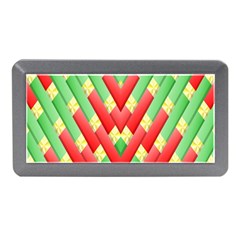 Christmas Geometric 3d Design Memory Card Reader (mini) by Amaryn4rt