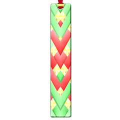 Christmas Geometric 3d Design Large Book Marks by Amaryn4rt