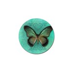 Butterfly Background Vintage Old Grunge Golf Ball Marker Front