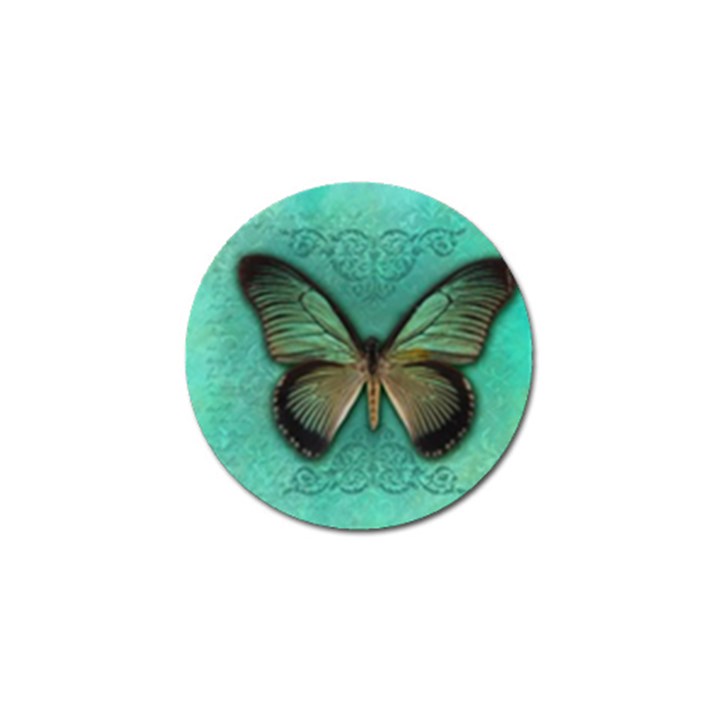 Butterfly Background Vintage Old Grunge Golf Ball Marker