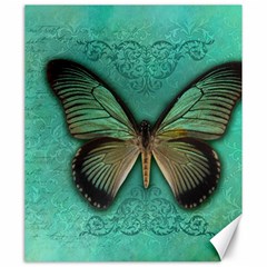 Butterfly Background Vintage Old Grunge Canvas 20  X 24   by Amaryn4rt