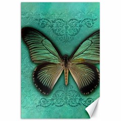 Butterfly Background Vintage Old Grunge Canvas 20  X 30  