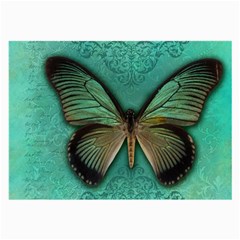 Butterfly Background Vintage Old Grunge Large Glasses Cloth