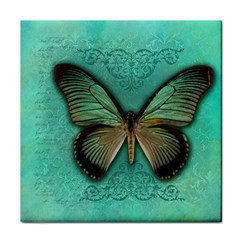 Butterfly Background Vintage Old Grunge Face Towel