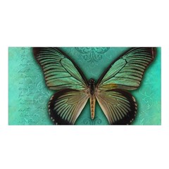 Butterfly Background Vintage Old Grunge Satin Shawl by Amaryn4rt