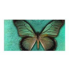 Butterfly Background Vintage Old Grunge Satin Wrap by Amaryn4rt