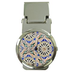 Ceramic Portugal Tiles Wall Money Clip Watches