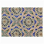 Ceramic Portugal Tiles Wall Large Glasses Cloth Front