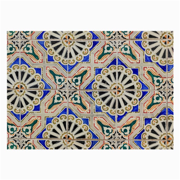 Ceramic Portugal Tiles Wall Large Glasses Cloth