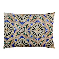 Ceramic Portugal Tiles Wall Pillow Case by Amaryn4rt