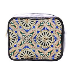 Ceramic Portugal Tiles Wall Mini Toiletries Bags