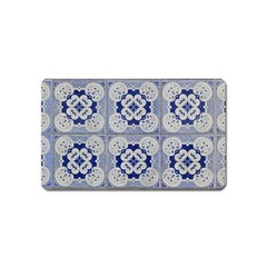 Ceramic Portugal Tiles Wall Magnet (name Card) by Amaryn4rt