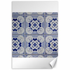 Ceramic Portugal Tiles Wall Canvas 12  X 18   by Amaryn4rt