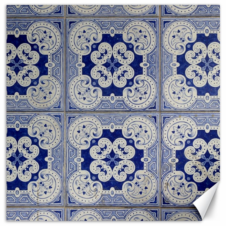 Ceramic Portugal Tiles Wall Canvas 16  x 16  