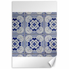 Ceramic Portugal Tiles Wall Canvas 24  X 36  by Amaryn4rt