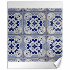 Ceramic Portugal Tiles Wall Canvas 11  X 14  