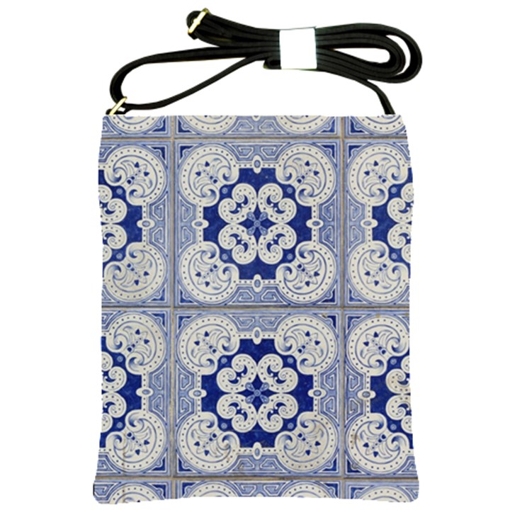 Ceramic Portugal Tiles Wall Shoulder Sling Bags