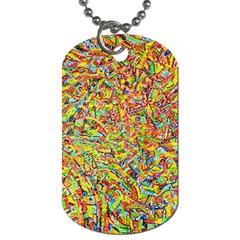 Canvas Acrylic Design Color Dog Tag (two Sides)