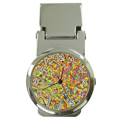 Canvas Acrylic Design Color Money Clip Watches