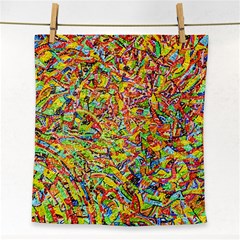 Canvas Acrylic Design Color Face Towel